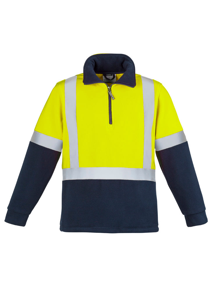 Unisex Hi Vis Polar Fleece Pullover - Shoulder Taped - Simply Merchandise