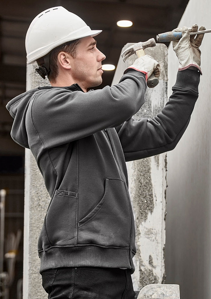 Unisex Zip Front Multi-Pocket Hoodie - Simply Merchandise