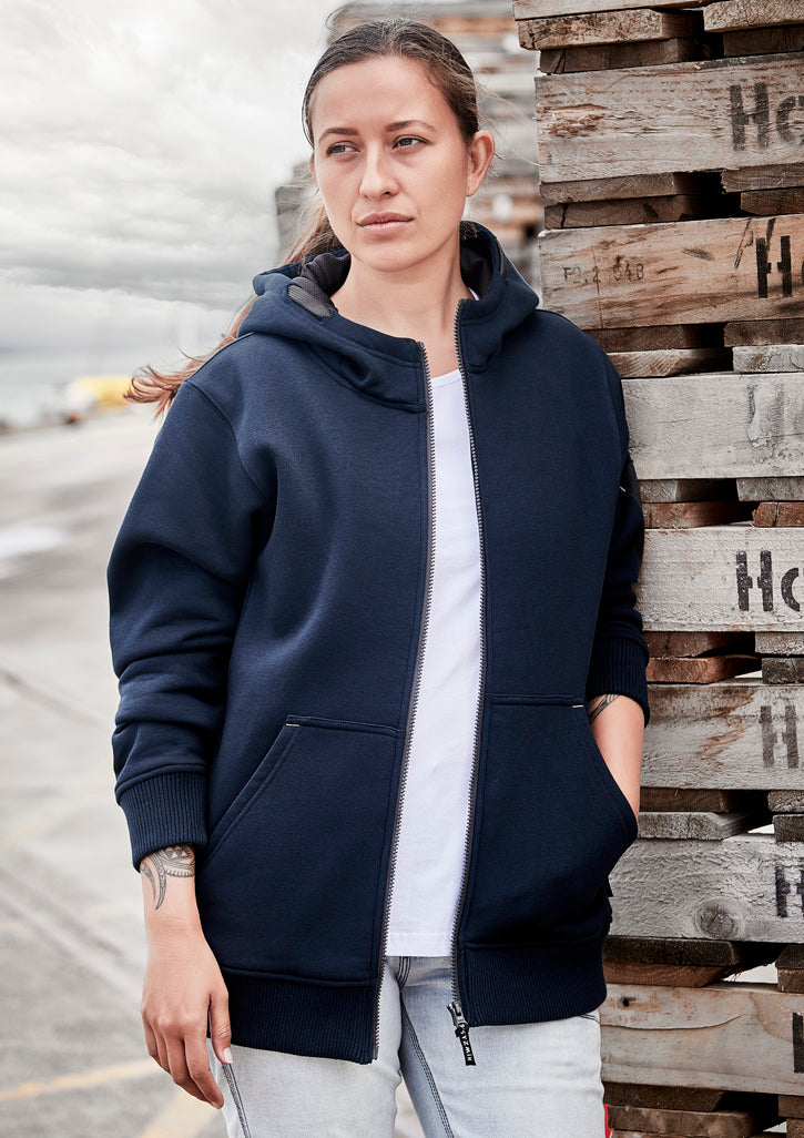 Unisex Zip Front Multi-Pocket Hoodie - Simply Merchandise