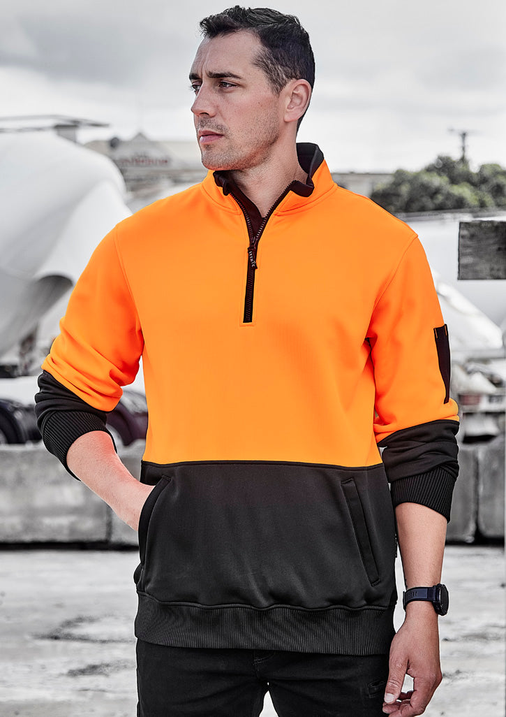 Unisex Hi Vis 1/2 Zip Pullover - Simply Merchandise