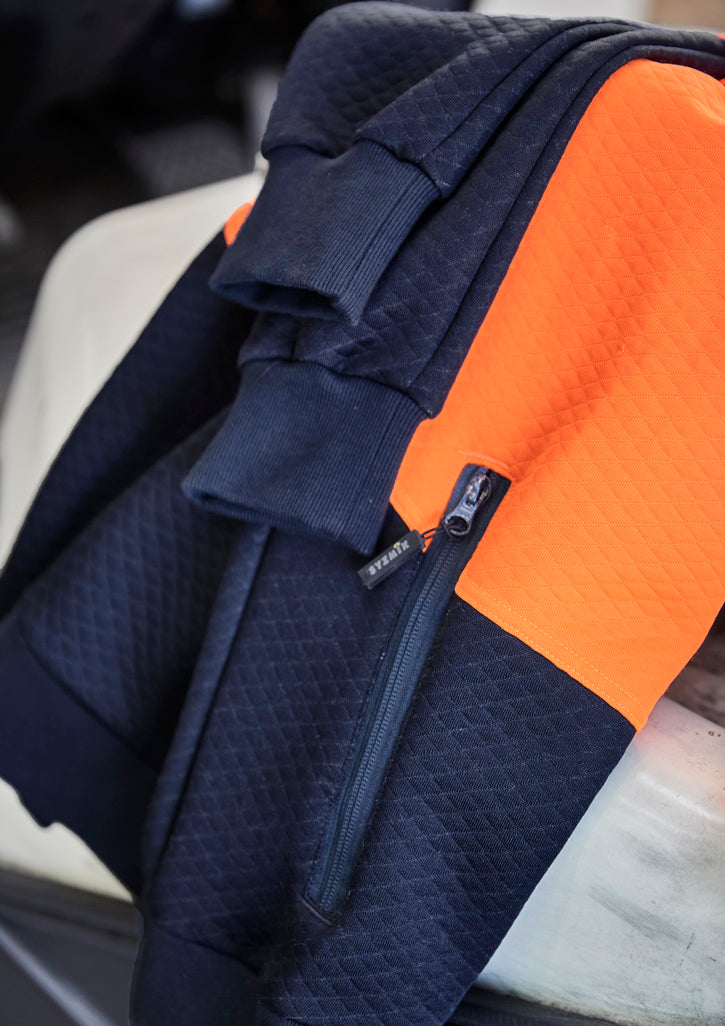 Unisex Hi Vis Textured Jacquard Hoodie - Simply Merchandise