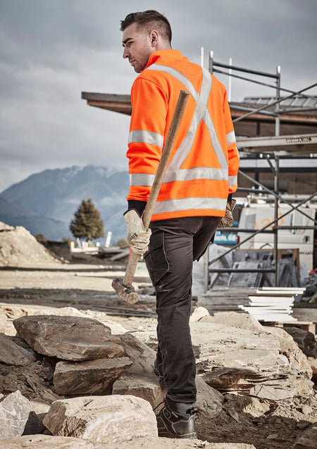 Unisex Hi Vis X Back Rail Jumper - Simply Merchandise