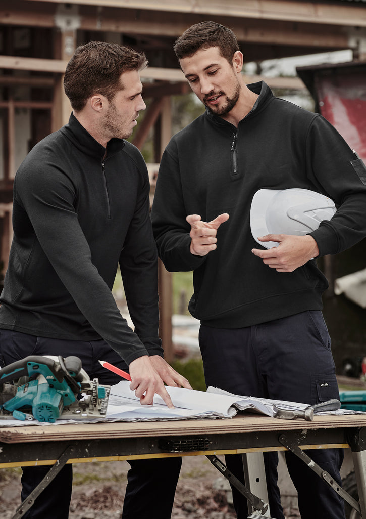 Unisex Merino Wool Mid-Layer Pullover - Simply Merchandise