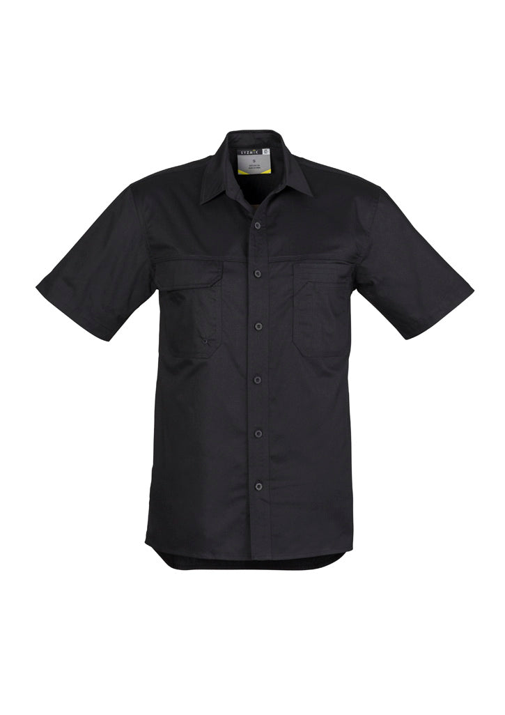 Mens Lightweight Tradie Short Sleeve Shirt with custom branded logo - Simply Merchandise