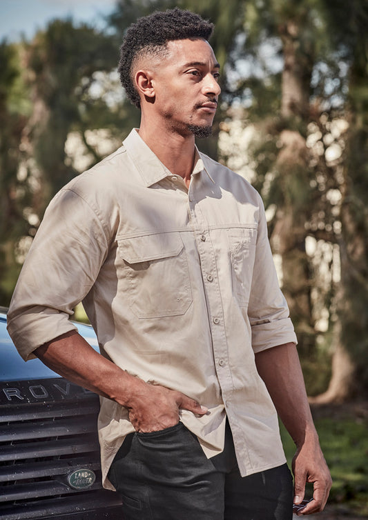 Mens Lightweight Tradie Long Sleeve Shirt - Simply Merchandise