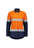 Womens Orange Flame Lightweight Ripstop Taped Shirt - Simply Merchandise