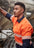 Mens Rugged Cooling Hi Vis Segmented Tape Long Sleeve Shirt - Simply Merchandise