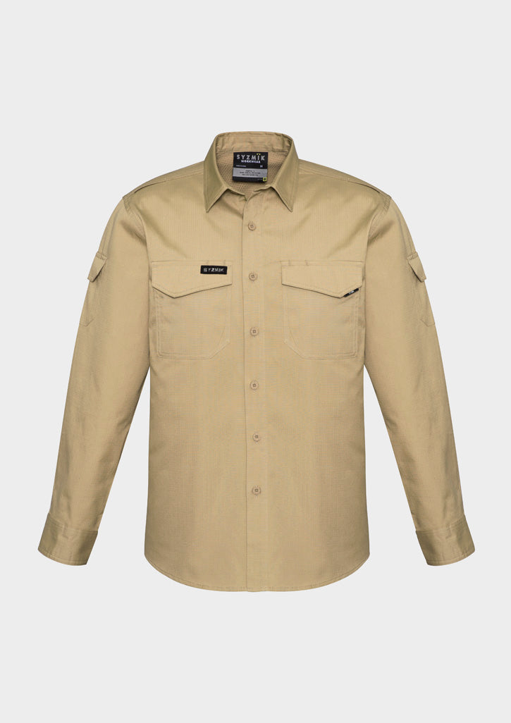 Mens Rugged Cooling Long Sleeve Shirt with custom branded logo - Simply Merchandise