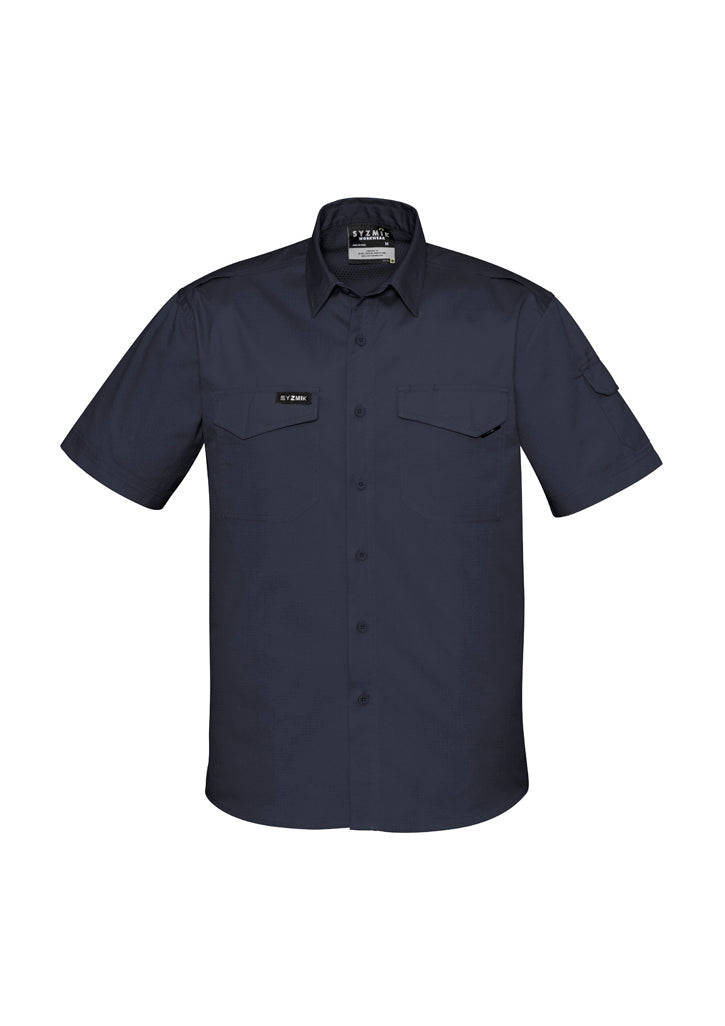 Mens Rugged Cooling Short Sleeve Shirt with custom branded logo - Simply Merchandise