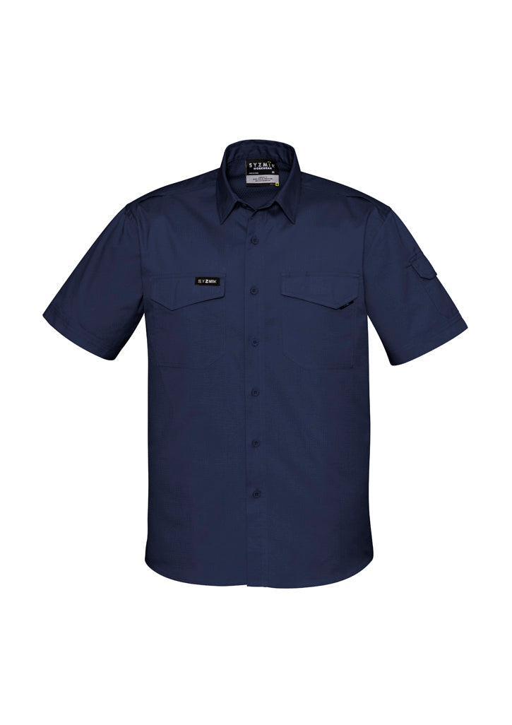Mens Rugged Cooling Short Sleeve Shirt with custom branded logo - Simply Merchandise
