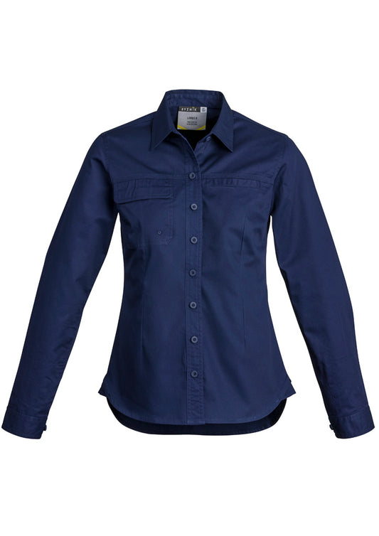Womens Lightweight Tradie Long Sleeve Shirt - Simply Merchandise