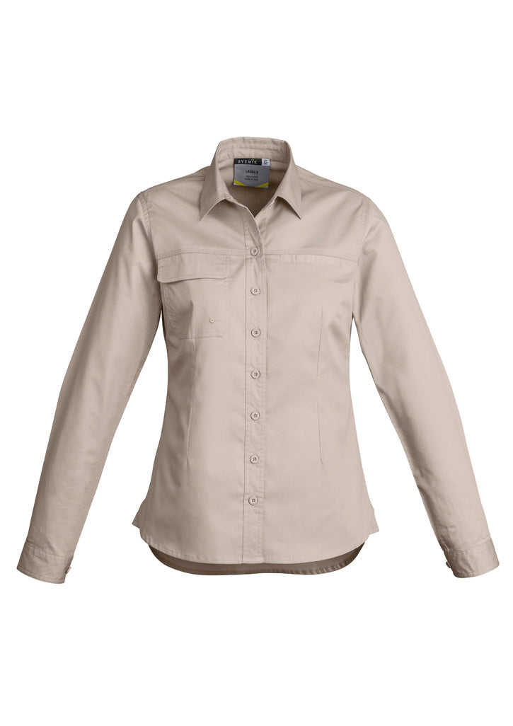 Womens Lightweight Tradie Long Sleeve Shirt - Simply Merchandise