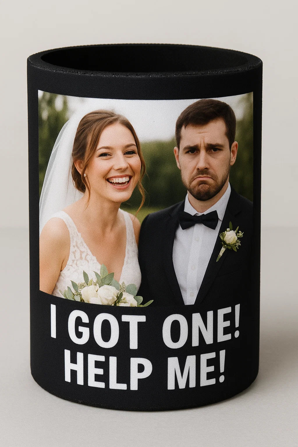 Wedding Neoprene Stubby Holders with a base - Simply Merchandise