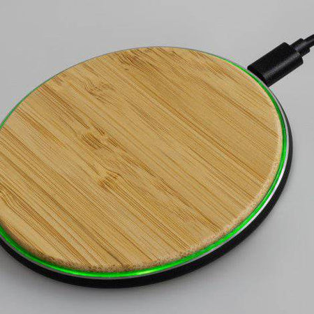 Bamboo 15W Wireless Fast Charger - Simply Merchandise