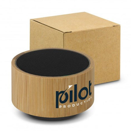 Bamboo Bluetooth Speaker - Black - Simply Merchandise