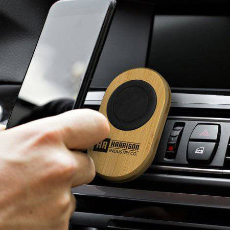 Bamboo Car Phone Holder - Simply Merchandise