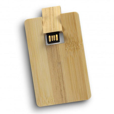 Bamboo Credit Card Flash Drive 8GB - Simply Merchandise