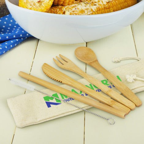 Bamboo Cutlery Set - Simply Merchandise