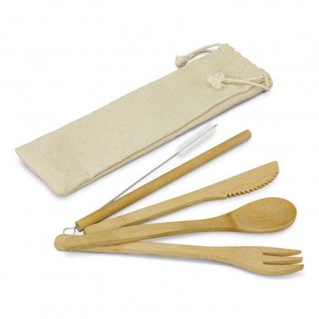 Bamboo Cutlery Set - Simply Merchandise