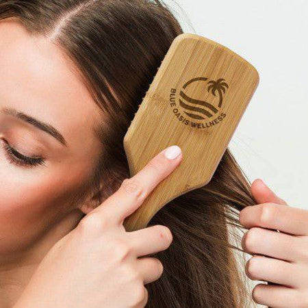 Bamboo Hair Brush - Simply Merchandise