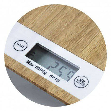 Bamboo Kitchen Scale - Simply Merchandise