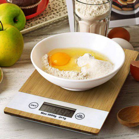 Bamboo Kitchen Scale - Simply Merchandise