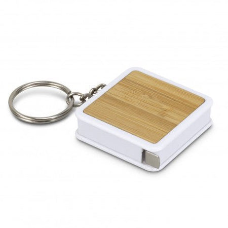 Bamboo Tape Measure Key Ring - Simply Merchandise