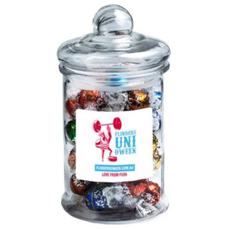 Big Apothecary Jar with Lindt Balls X40 - Simply Merchandise