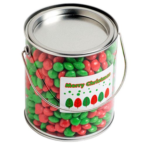 Big PVC Bucket filled with Christmas CHEWY Fruits 950G - Simply Merchandise