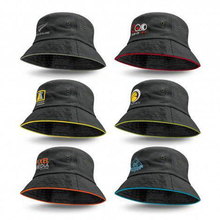 Bondi Bucket Hat - Coloured Sandwich Trim - Simply Merchandise