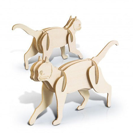 BRANDCRAFT Cat Wooden Model - Simply Merchandise