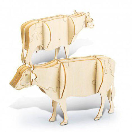 BRANDCRAFT Cow Wooden Model - Simply Merchandise