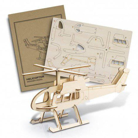 BRANDCRAFT Helicopter Wooden Model - Simply Merchandise