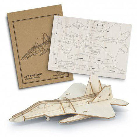 BRANDCRAFT Jet Fighter Wooden Model - Simply Merchandise