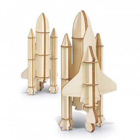 BRANDCRAFT Rocket Ship Wooden Model - Simply Merchandise