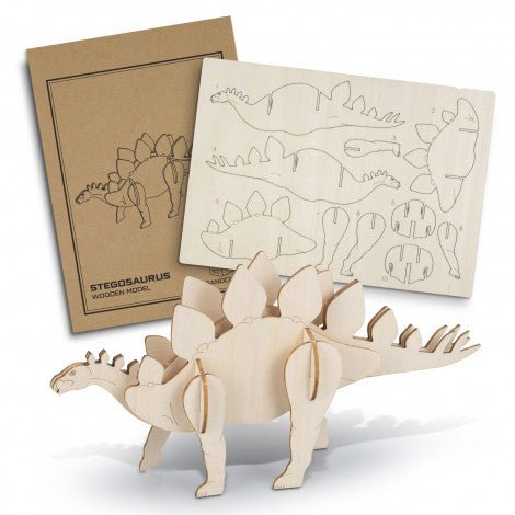 BRANDCRAFT Stegosaurus Wooden Model - Simply Merchandise