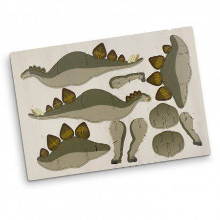 BRANDCRAFT Stegosaurus Wooden Model - Simply Merchandise