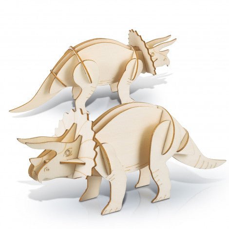 BRANDCRAFT Triceratops Wooden Model - Simply Merchandise