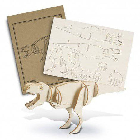 BRANDCRAFT Tyrannosaurus Rex Wooden Model - Simply Merchandise