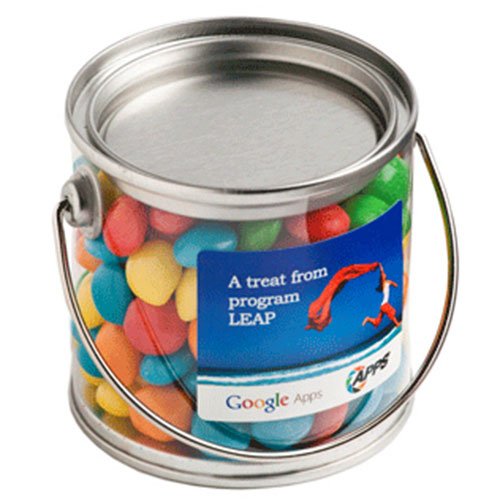 Branded Bucket with Sticker - 170g Chewy Fruits - Simply Merchandise