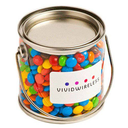 Branded Bucket with Sticker - 170g M&Ms - Simply Merchandise