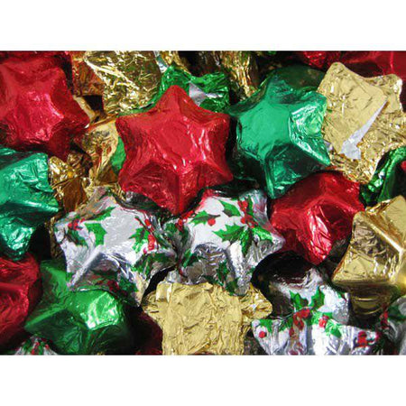 Bulk Christmas Chocolate Stars - Simply Merchandise