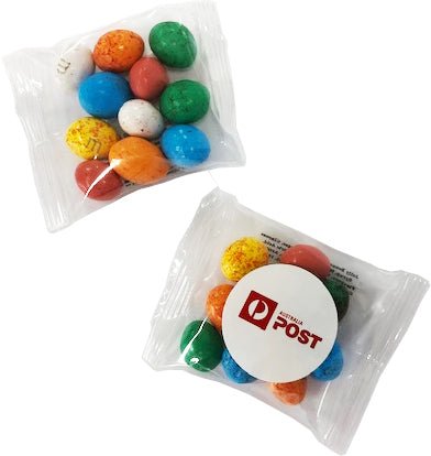 Candy Coated Chocolate Eggs in Bag 25G - Simply Merchandise