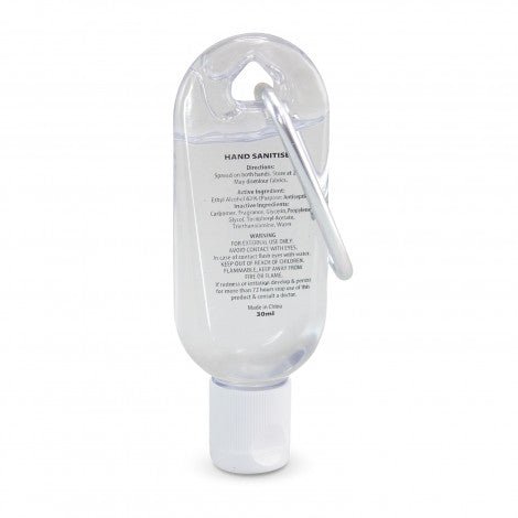 Carabiner Hand Sanitiser 30ml - Simply Merchandise