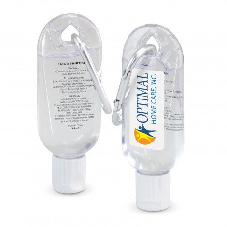 Carabiner Hand Sanitiser 30ml - Simply Merchandise