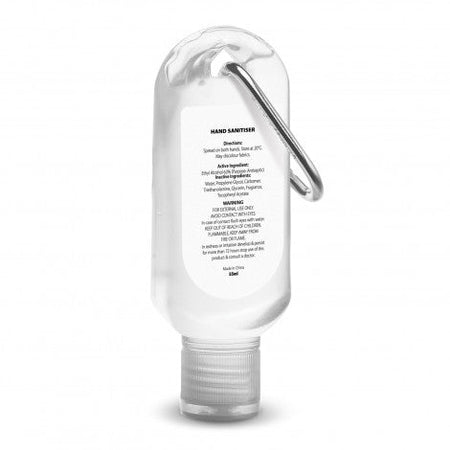 Carabiner Hand Sanitiser 55ml - Simply Merchandise