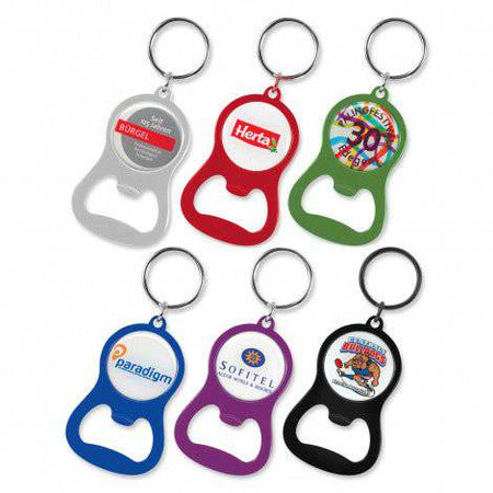 Chevron Bottle Opener Key Ring - Simply Merchandise