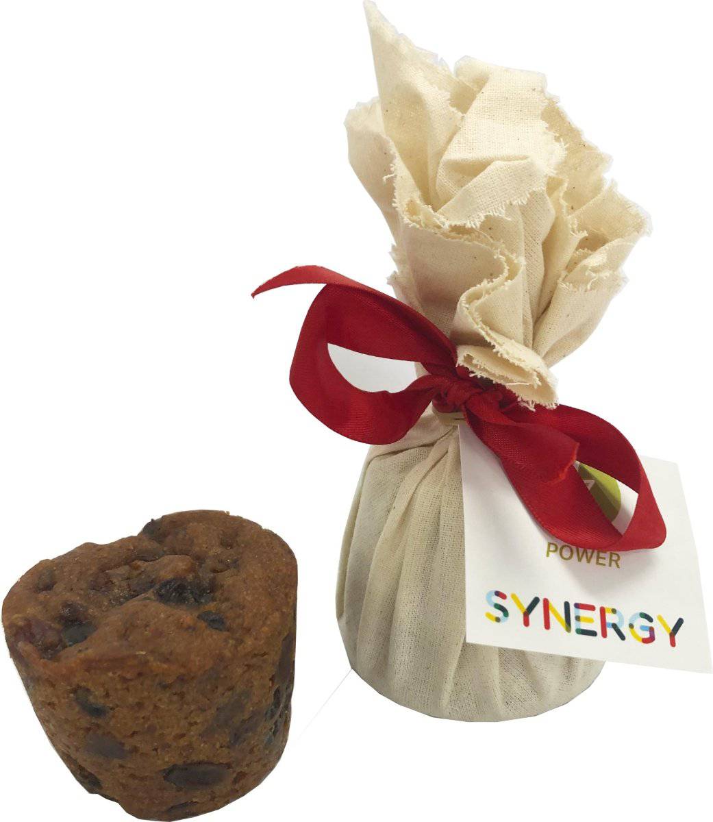 Christmas Pudding with custom branded logo - Simply Merchandise