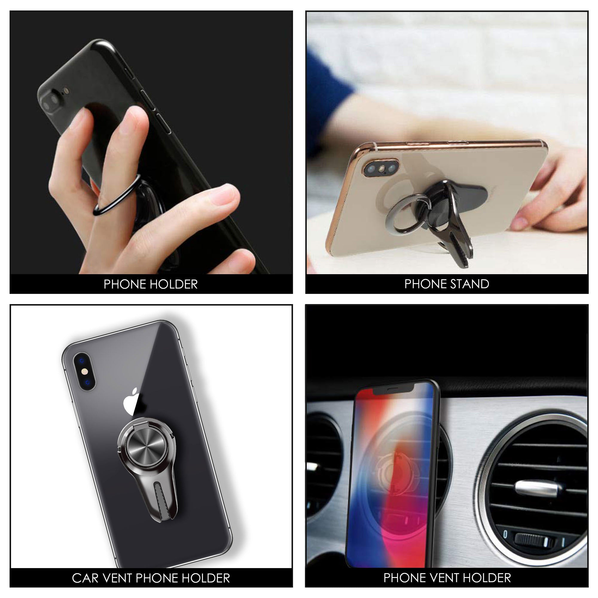 Car Vent Phone Holder Ring - Simply Merchandise