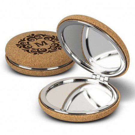 Cork Compact Mirror - Simply Merchandise